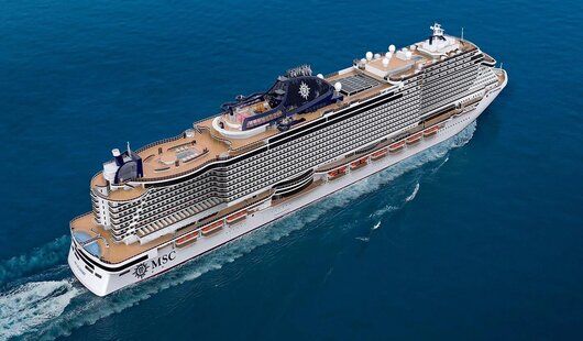 Le MSC Seashore en mer 