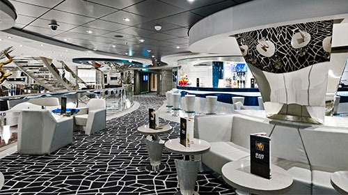 Salon MSC Divina, le Silver Lounge