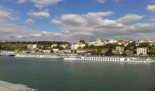 visitez belgrade en serbie qui est au bord du danube