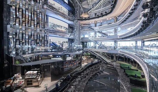 L’Atrium du MSC Seaview, un lieu exceptionnel