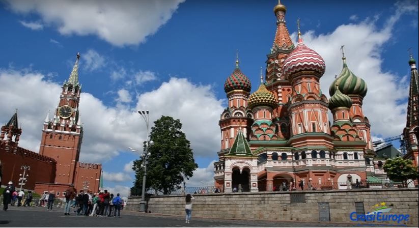 Croisière Volga escale à Moscou