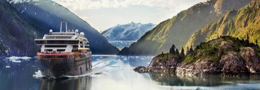 Tracy Arm Fjords en Alaska à bord du MS Roald Amundsen 