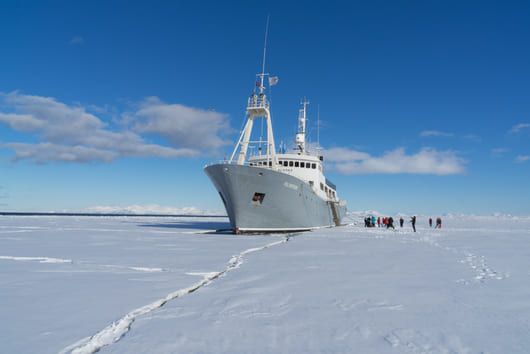 polarfront en mer