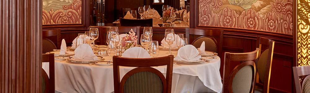 dégustez la gastronomie cunard dans un des restaurants du queen elizabeth