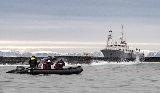 le polarfront en mer