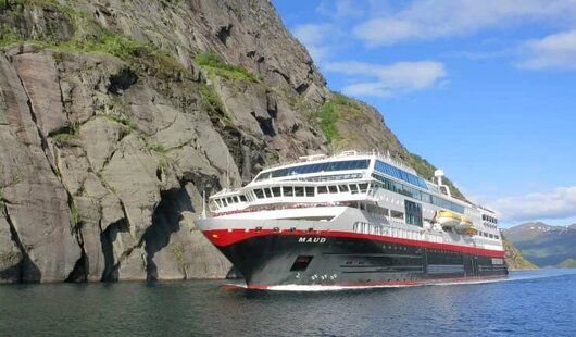 le ms maud en mer