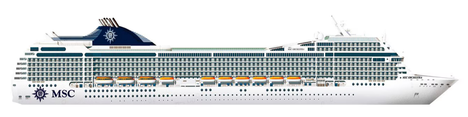 Navire MSC Orchestra fiche technique